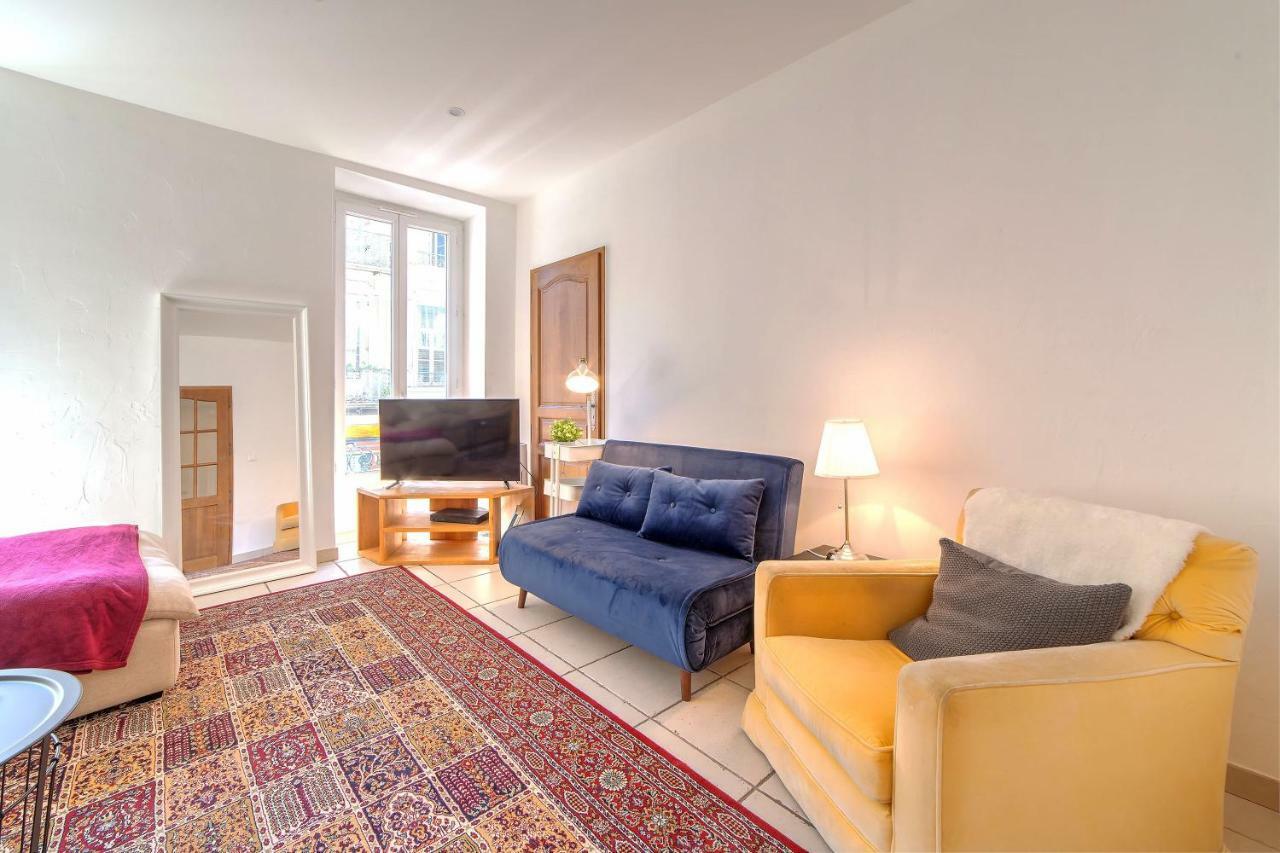 Lovely Large Familial Apartment In Central Nice, Ten Minutes Walk To The Beach! ภายนอก รูปภาพ